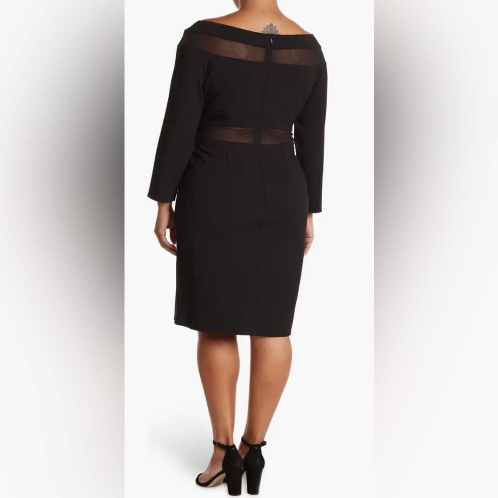 NWOT Love by Design Elegant Black Sheath Dress - Picture 3 of 6